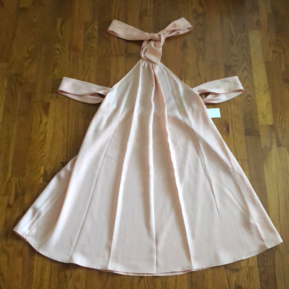 light pink dress